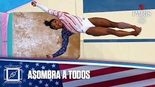 Simone Biles deslumbra con impresionante salto | Juegos Olímpicos París 2024 | Telemundo Deportes