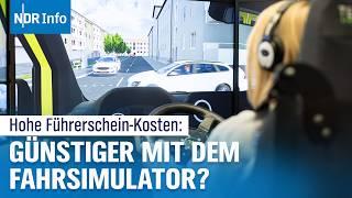 Kostenexplosion in der Fahrschule: Sparen mit dem Fahrsimulator? | NDR Info