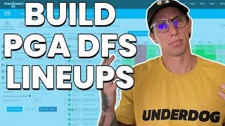 How To Build PGA DFS Lineups Using FantasyLabs