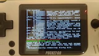 Pocket GO retro console won't start! new! only 8h old!