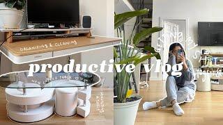 [Productive Day In My Life] decluttering & organizing my NYC apartment ft. new coffee table