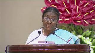 President Droupadi Murmu graces the Human Rights Day celebration at Vigyan Bhavan, New Delhi