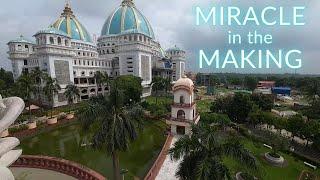 MIRACLE in the MAKING - FPV Drone Shots of the TOVP and Samadhi in Mayapur.