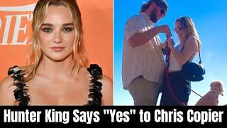 Hunter King Gets Engaged! Beach Proposal from Chris Copier Caught on Camera #hunterking #engagement