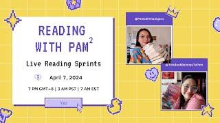 live reading sprints with the Pams! 