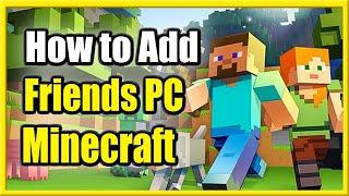 How to ADD FRIENDS on MINECRAFT PC (Fast Method!)