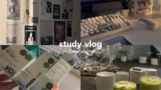 uni study vlog ️ game dev, ocad artist alley, productive study sessions, cooking healthy, skincare