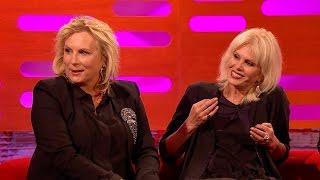 Jennifer Saunders and Joanna Lumley's awkward first meeting - The Graham Norton Show - BBC