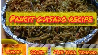HOW TO COOK PANCIT GUISADO RECIPE  PINOY /CHINESE FOOD@Mhars Quiñonez