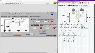 133 - Sommateur inverseur à amplificateur opérationnel