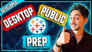 Tableau Desktop vs Public vs PREP | #Tableau Course #12