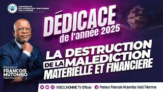 DEDICACE 2025 AVEC LE PAST FRANÇOIS MUTOMBO VH/LUNDI 10 FEV 2025