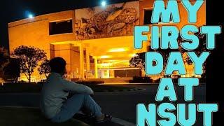 My first day at College #nsut #offlineclasses