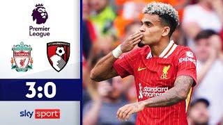 Diaz-Doppelschlag bringt Reds auf die 1! | Liverpool - Bournemouth | Highlights - Premier League