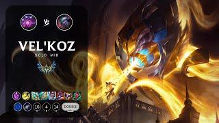 Vel'Koz Mid vs Tristana - EUW Challenger Patch 14.8