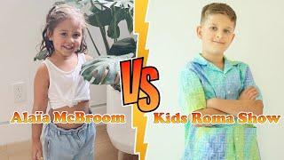 Kids Roma Show VS Alaïa McBroom (The ACE Family) Transformation  New Stars From Baby To 2023