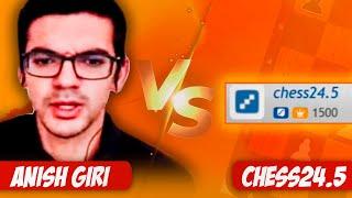 FIRST GAME of chess24.5! | Anish Giri vs chess24.5