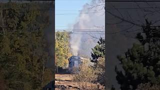 I Can't Believe It's Been 5 Days.. Cold Starting Locomotives Really Smoke! #trains #usatrains