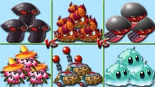 Random 6 BOMB Plants Battlez - Who Will WIn? - Pvz 2 Plant vs Plant