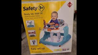 How to Assemble Safety 1st Ready, Set, Walk DX Developmental Walker | Assembling video