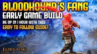 Elden Ring Beginner’s Guide 2024: Early Game OP Bloodhound’s Fang Build! (Patch 1.10)