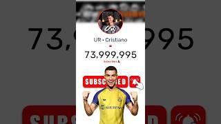 Cristiano Ronaldo 74M SUBSCRIBERS ️ #cristianoronaldo #cr7 #shorts #cristiano #ronaldo #susbcribe