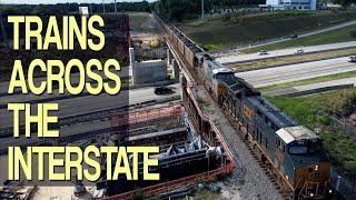 Trains Across The Interstate