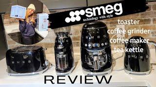 SMEG... IS IT WORTH IT?? Smeg toaster, coffee maker, kettle, coffee grinder