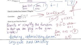 Evaluating Limits Analytically (Ws3)