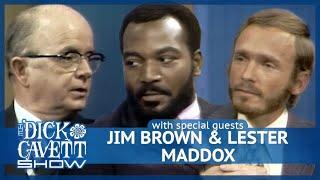 A Heated Discussion | Jim Brown & Lester Maddox | The Dick Cavett Show