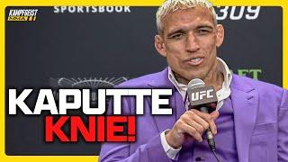 CHARLES OLIVEIRA ENTHÜLLT: KAUM TRAINING und VERLETZT vor UFC 309!