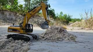 YAIRC | Huina 1580 | Huina Excavator | Run Video | Excavating