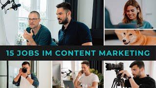 15 Jobs im Content Marketing - So baust du dir ein starkes Team 