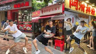 Chinese guy dancing with food meme | Compilation Douyin