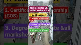 Documents for UK skilled worker visa 2023 | List of docs required for work visa in #uk #work #jobs