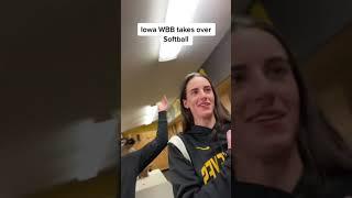 IOWA Takes on Softball ft. Kate Martin, Caitlin Clark and more..