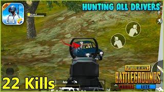 Hunting All Drivers | PUBG MOBILE LITE Solo Squad Gameplay