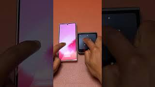 Samsung Galaxy Z FOLD 6 Cover Display vs Samsung Galaxy Z Flip 6 #shorts