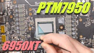 Installing a PTM7950 Thermal Pad on a 6950XT