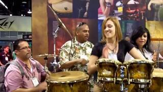 Hannah Ford & Friends Jammin' at Toca Percussion NAMM 2011