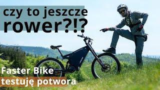 Elektryczny rower jak motocykl. TEST polskiego Faster Bike'a!