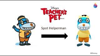 Paint 3D Tutorial: Spot Helperman ~ Teacher's Pet (2004)