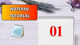 What is Notepad? | Introduction to Notepad | Notepad Tutorial - 01