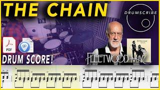 The Chain - Fleetwood Mac | DRUM SCORE Sheet Music Play-Along | DRUMSCRIBE