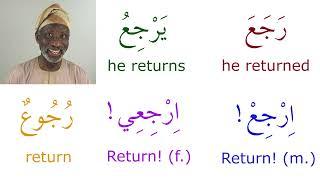 Common Verbs in Arabic with illustrative sentences, Episode 3