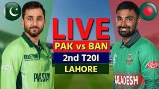Pakistan vs Bangladesh Live 2nd T20 | PAK vs BAN Live Scores & Commentary | BAN LAST 5 OV