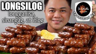 LONGSILOG | FILIPINO BREAKFAST | INDOOR COOKING | MUKBANG PHILIPPINES