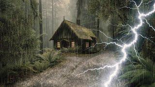 HEAVY RAIN AND THUNDER SOUNDS - DEEP SLEEP | Thunderstorm for Sleeping - Rain Sound Comfort #2