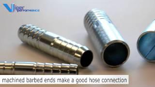 Barbed Hose Connectors STRAIGHT & REDUCERS in action demonstration