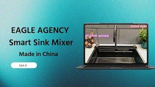 সেন্সর,ভয়েজ,টাচ্ সিংক মিক্সার।  Smart Sink Mixer. #Eagleagency